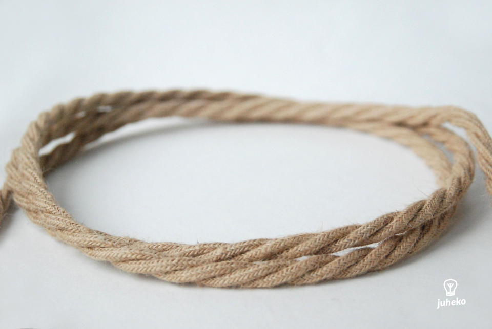Twisted cable "Jute" 3x1.5mm2
