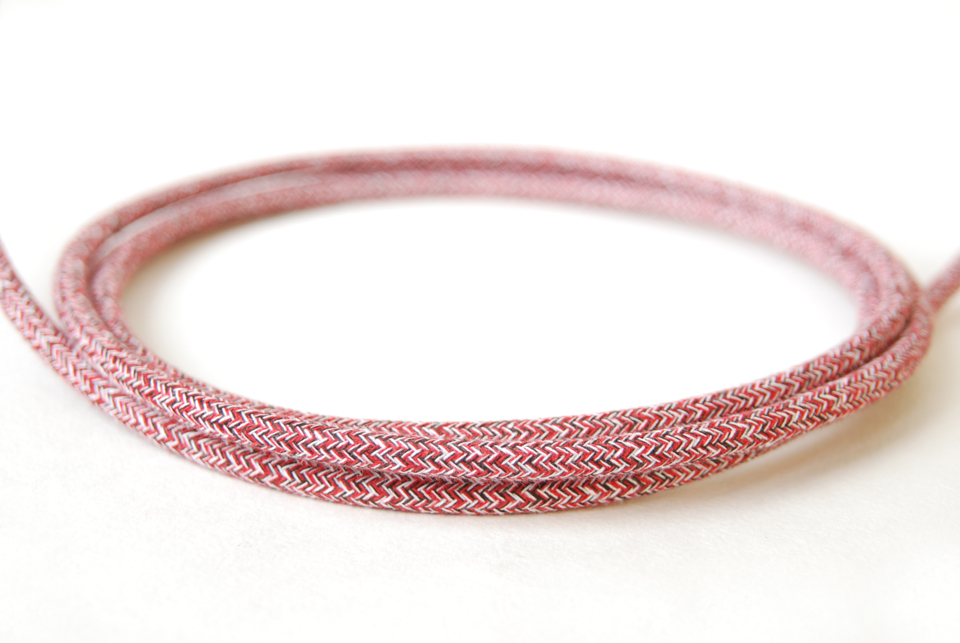Textile cable - Rose Hip