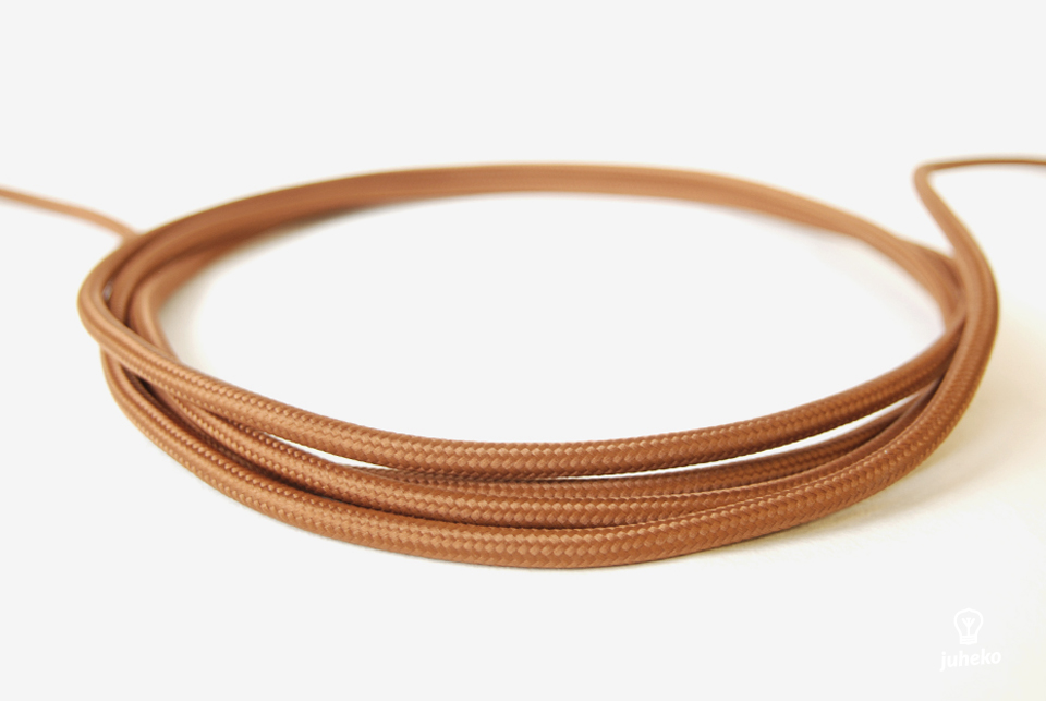 Textile Cable - Brown