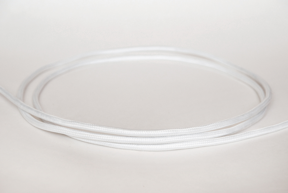 Textile cable "White" 3x1,5mm2