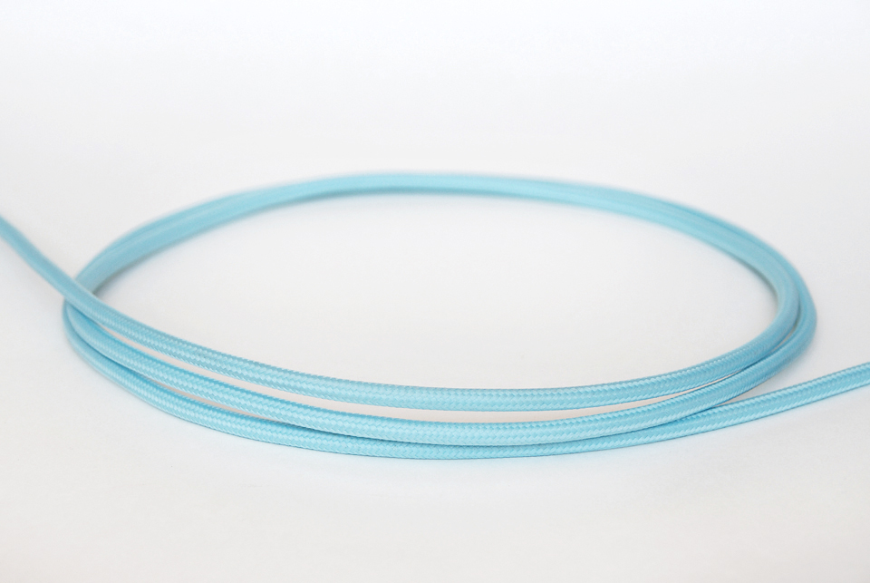 Textile Cable - Light Blue