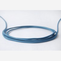 Textile Cable - Metallic Blue 3x0.75mm2 - SALE
