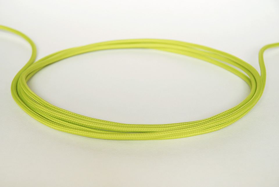 Textile Cable 3x1,5mm2 - Vivid Green