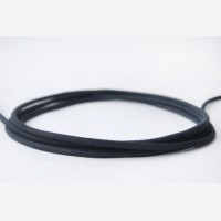 Textile Cable 3x1,5mm2 - Black Cotton