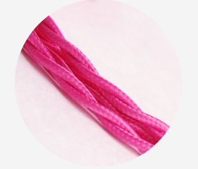 Twisted cord "fuchsia pink"