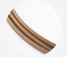 Textile Cable - Cappuccino