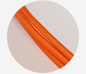 Textile Cable - Orange