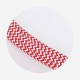 Textile Cable - Red-White Zigzag - SALE