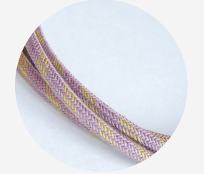Textile Cable - Lilac