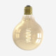 Amber cover curved LED filamentglobe  lightbulb 125mm, 470lm