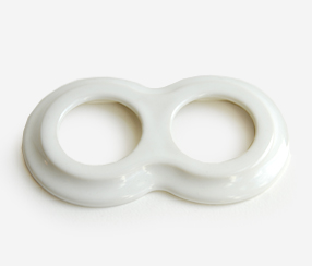 Porcelāna dubultā vāka rāmis IDA, balts Porcelāna dubultā vāka rāmis IDA, balts