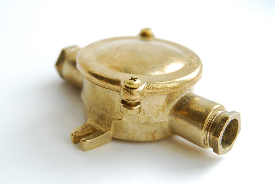 Brass Junction Box Marine 2, IP54 Brass Junction Box Marine 2, IP54