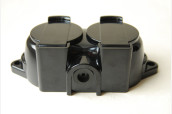 Pistorasia Retro duo IP44, musta