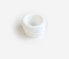 Cable grommet, 14mm, white