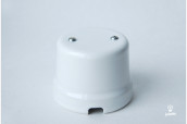 Porcelain junction box, white