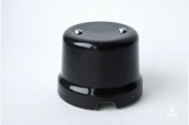 Porcelain junction box, black