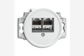 THPG duroplastist süvistatav 2xRJ45 internetipesa