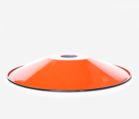 Emailitud kuppel Helmi, oranž, Eesti disain