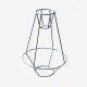 Long Iron Wire Lamp Shade Frame, gray, produced in Estonia