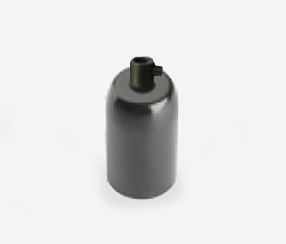 Small metal lamp E14, black
