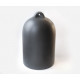 Ceramic lampshade " Chalk" black