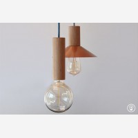 Wooden Lamp Elba, oak 