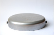 Metal ceiling rose without holes, d 120 mm, without paint finish