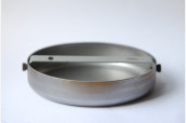 Metal ceiling rose without holes, d 120 mm, without paint finish