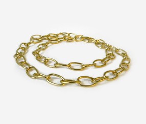 Oval chain 2.8MM, gold
