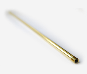 Messinkipinnoitettu putki uroskierre, 500mm Messinkipinnoitettu putki uroskierre, 500mm