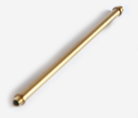 Brass tube 500 mm, ends threaded