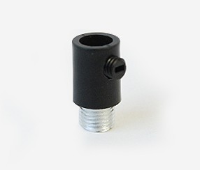 Cable grip with metal threads, black