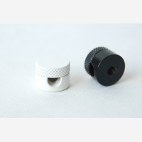 Cable wall fixing, metal, white