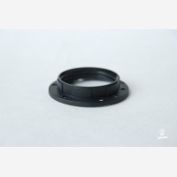 Shade ring for bakelite E27 lampholders, black