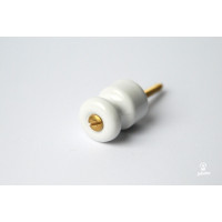 Wall fixing for twisted cables, white