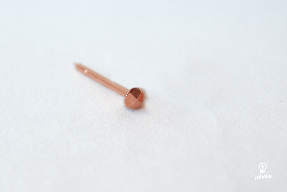 Copper nail, 10pcs