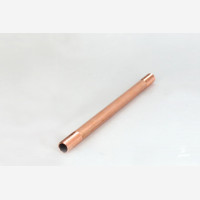 Copper tube 100mm, ends threaded