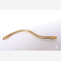 bendable brass tube, 250 mm, ends threaded