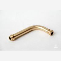 Brass tube bent, 50x80mm, ends threaded