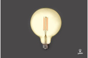 Amber cover  LED filamentglobe  lightbulb 125mm, 1250lm