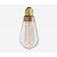 Edison LED E27 vintage style lightbulb, clear