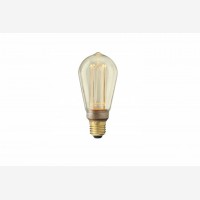 Edison LED E27 vintage style lightbulb, amber glass, 220lm