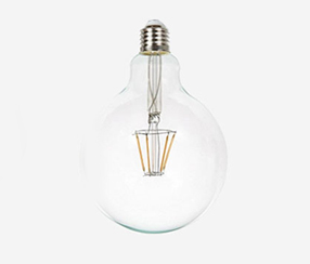 LED Globe lamppu, kirkas 95 mm, 470lm