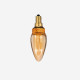 LED candle bulb E14, amber