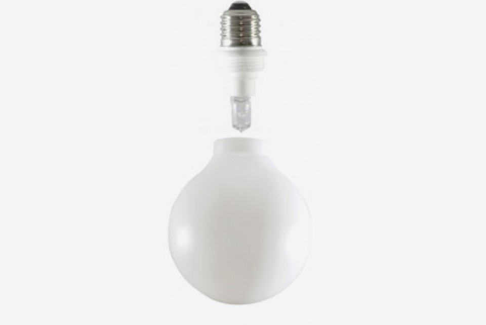 Lightbulb with replaceable G9, 125mm