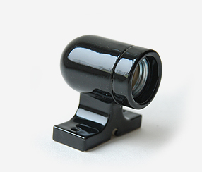 Posliinivalaisin Ida E27 seinälle, musta Posliinivalaisin Ida E27 seinälle, musta