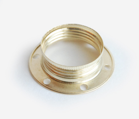 Shade ring for brass lampholder with threads E14