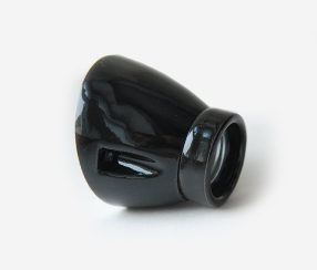 lampunpidin seinälle Ida, posliininen E27, ilman maadoitusta, musta lampunpidin seinälle Ida, posliininen E27, ilman maadoitusta, musta