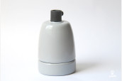 Porcelain bulb holder