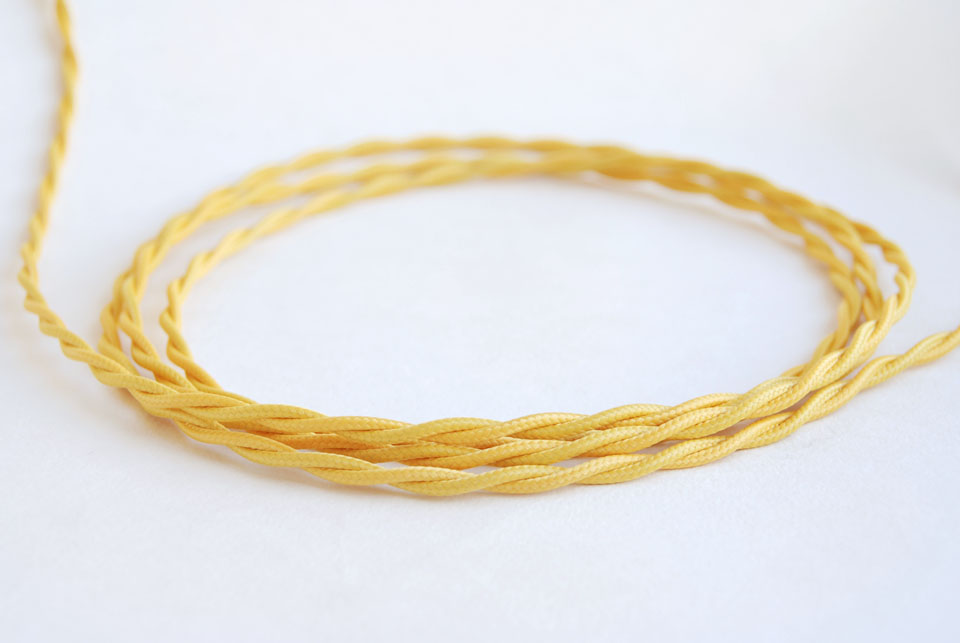 Twisted cable "Yellow"